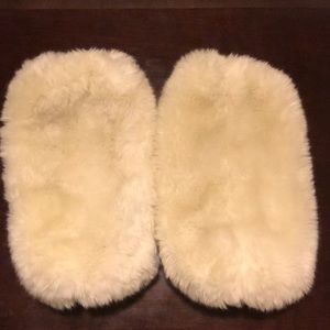 Baby faux fur leg warmers